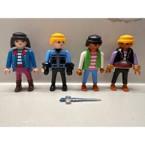 Playmobil Pirate Figures Lot of 4